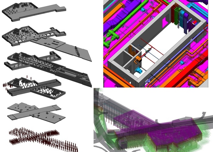 BIM & Shop Drawing, Qatar Integrated Railway Project Doha Metro : Major Stations