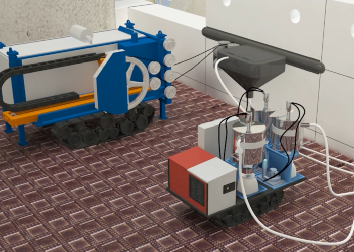 Simulator platform generation for virtual dismentling activated Nuclear Power Plant Structures