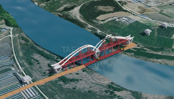 BIM,T/K Construction of Center's railway (Dodam - Yeongcheon) Double Track Railway 6